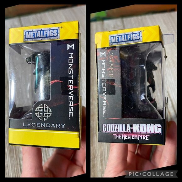 Godzilla x Kong The New Empire Godzilla And Kong Set Of 2 Metalfigs Die Cast Toy - Picture 6 of 15